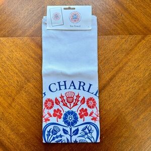 NWT King Charles Coronation Tea Towel
